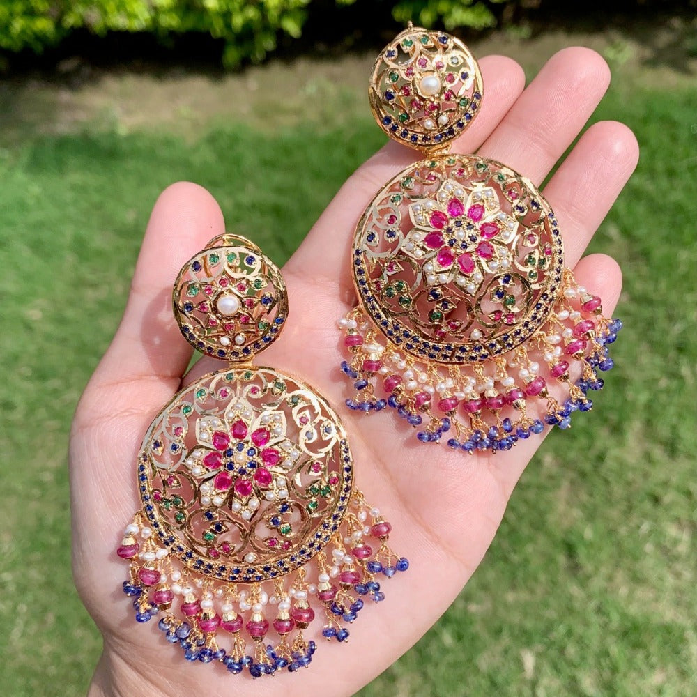 sabyasachi chandbali earrings design