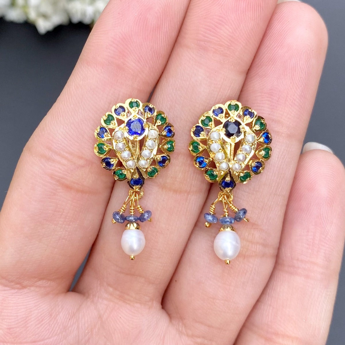 Dainty Pendant Set | Gold Plated Indian Jewellery | Handmade Jewelry PS 010