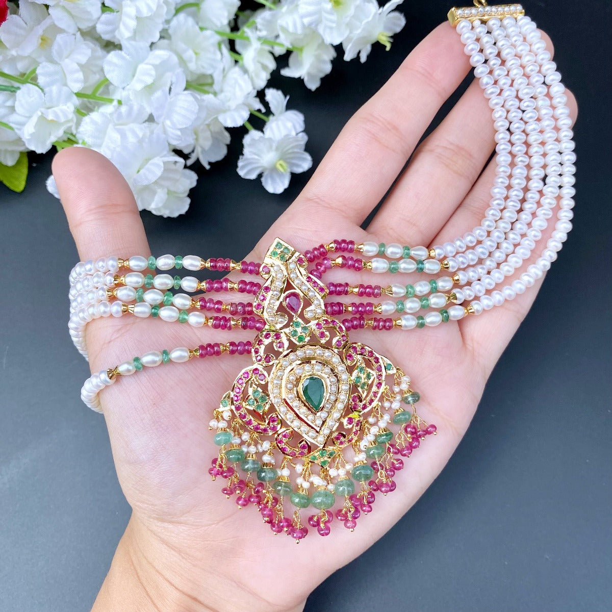 amritsari jadau choker kuwait