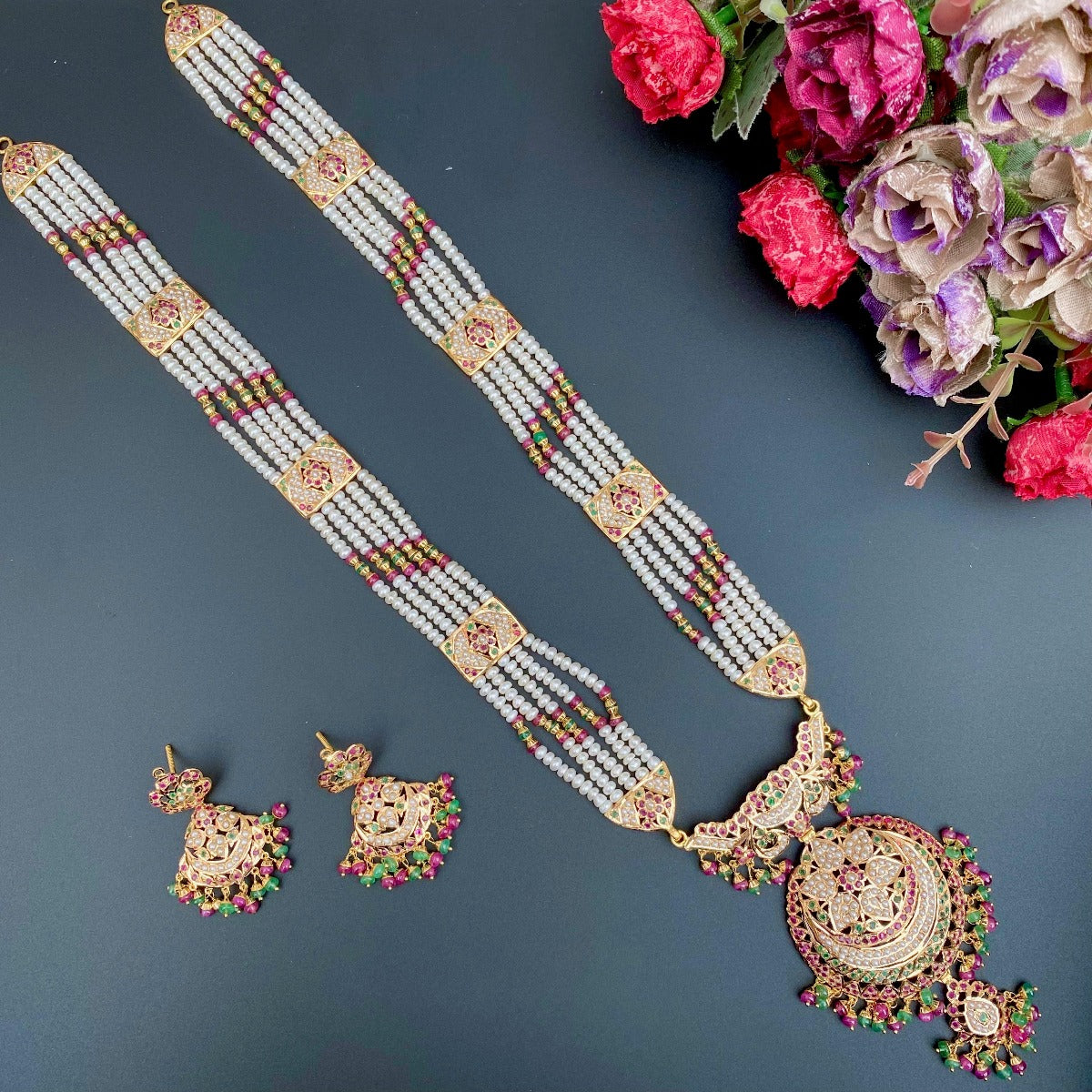 pakistani rani haar gold