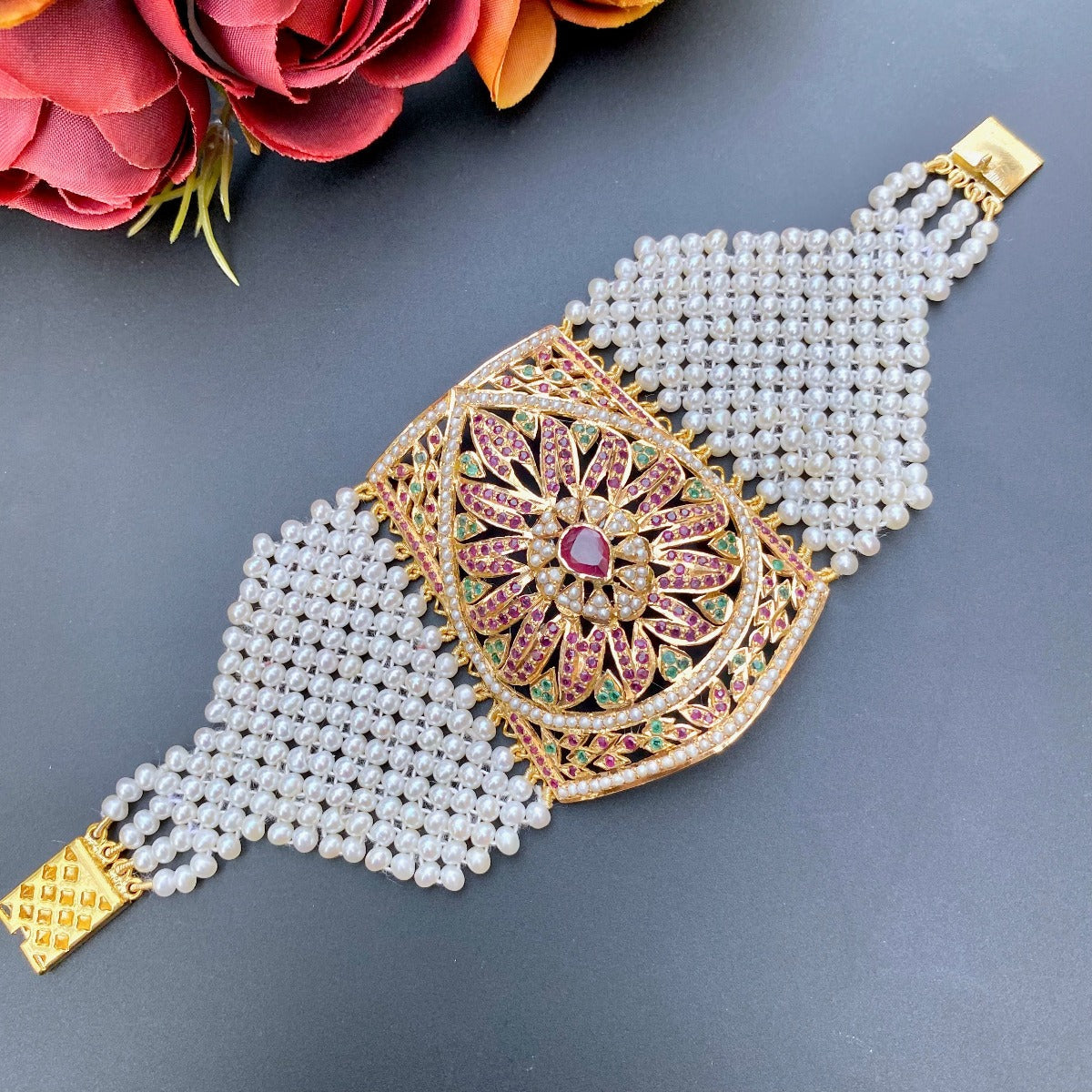 mughal bracelet gold