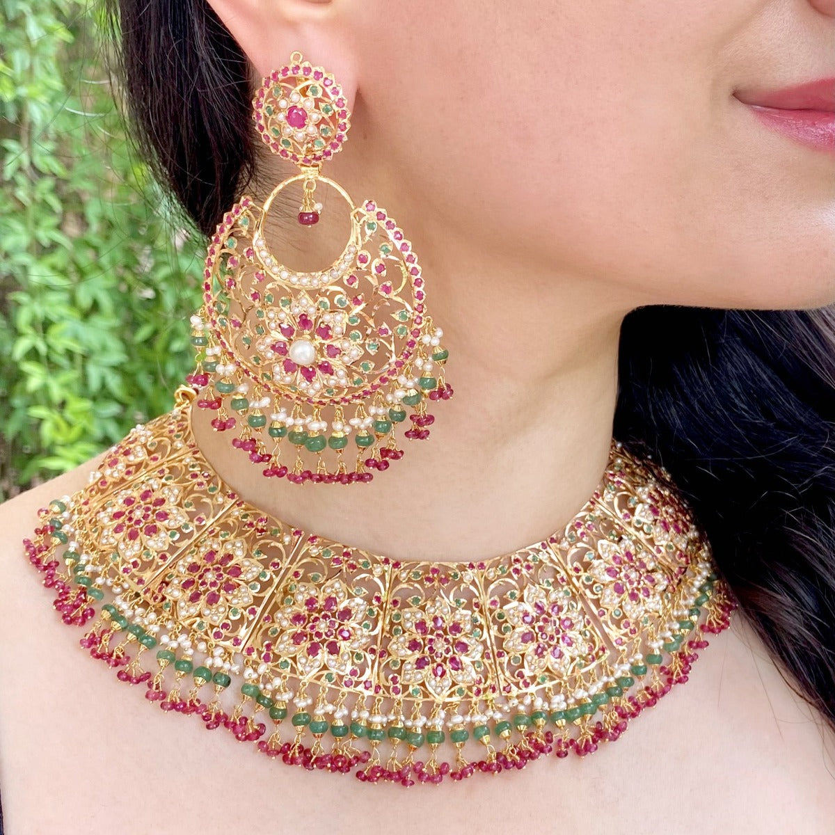 bridal jadau gold guluband