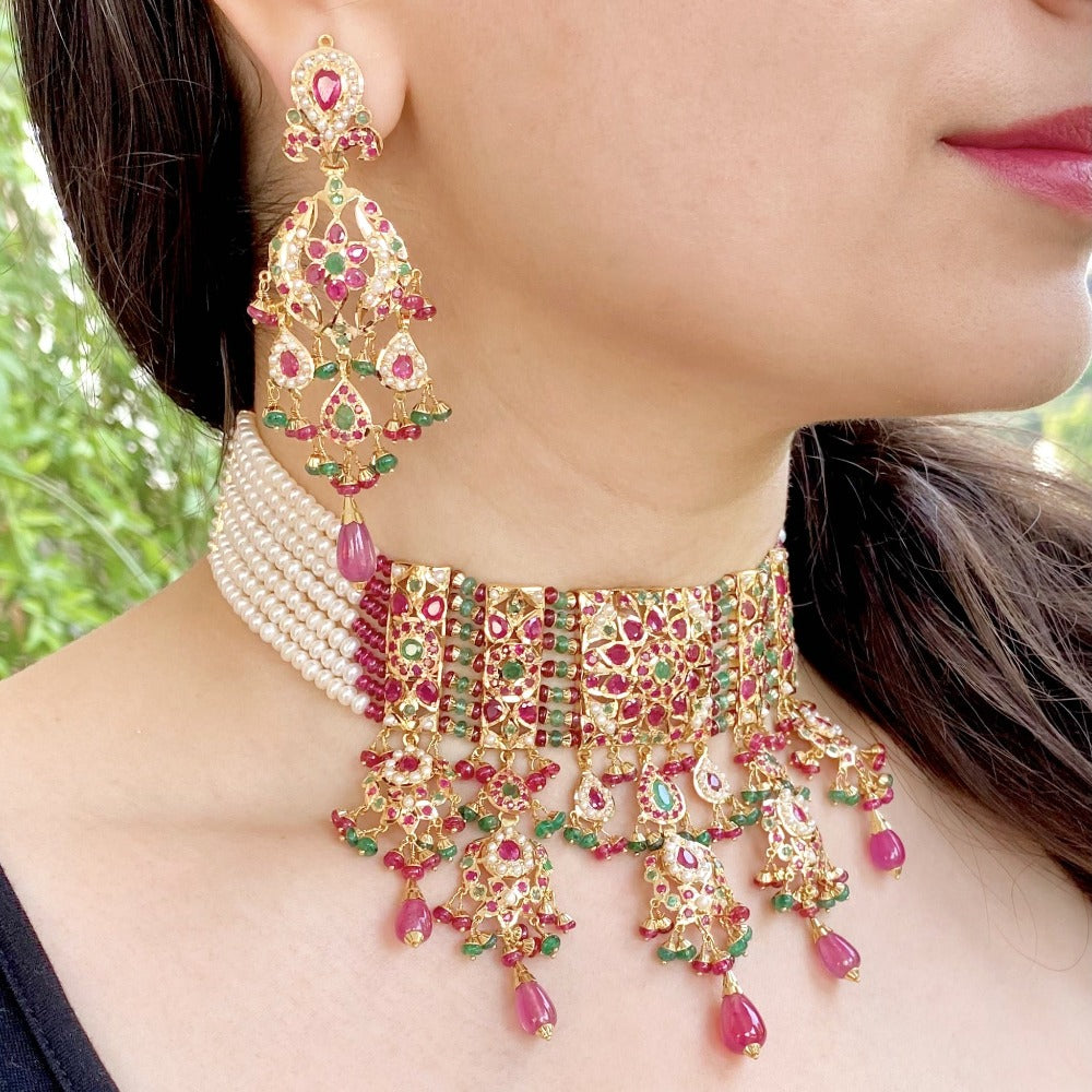 indian gold choker in doha