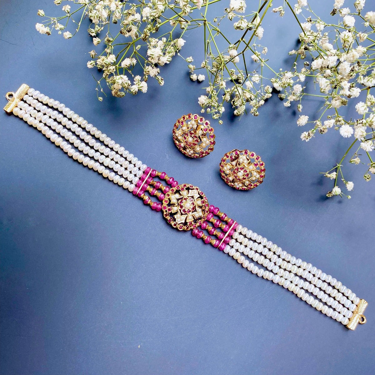 beaded jewellery set