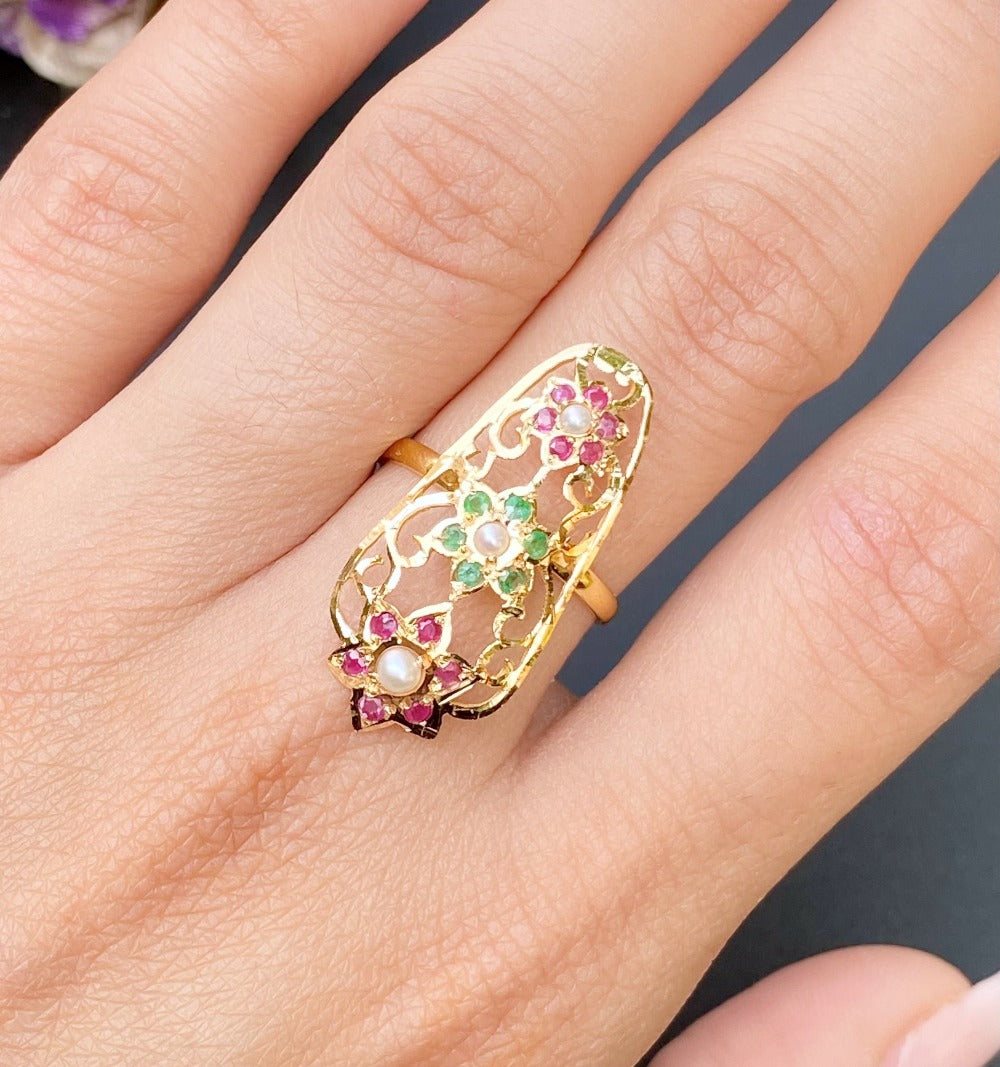 light weight gold ring dubai