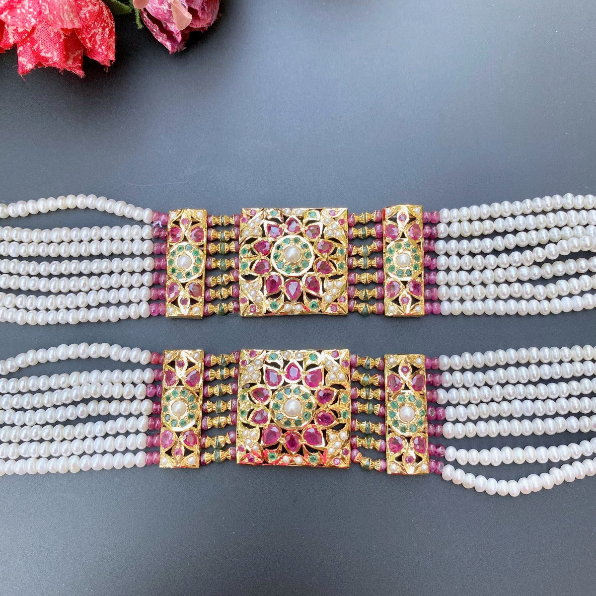 jadau gold dasti
