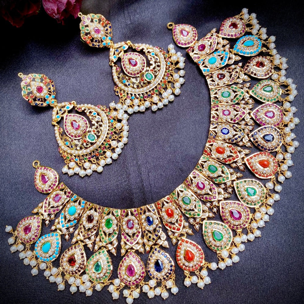 indian bridal wear rajasthani necklace set