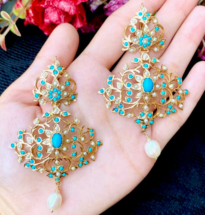 turquoise earrings