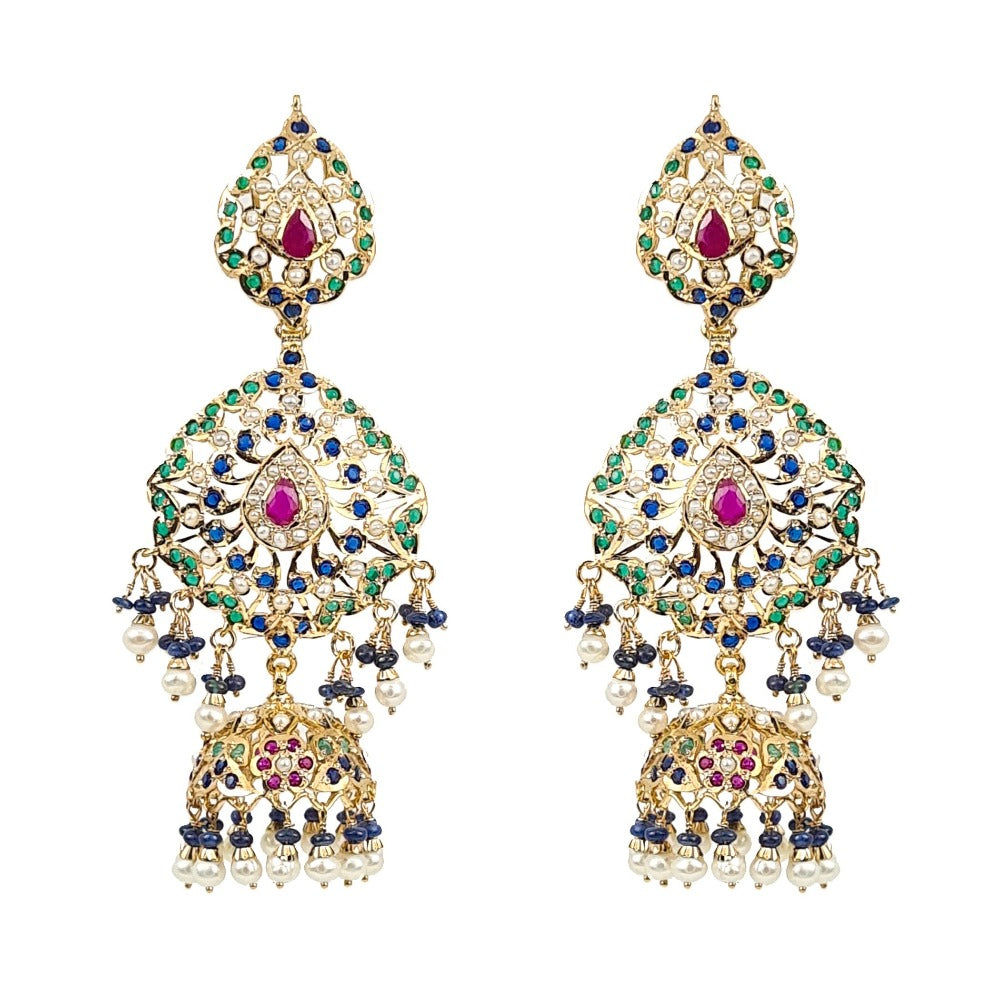 long and tall jhumka earrings