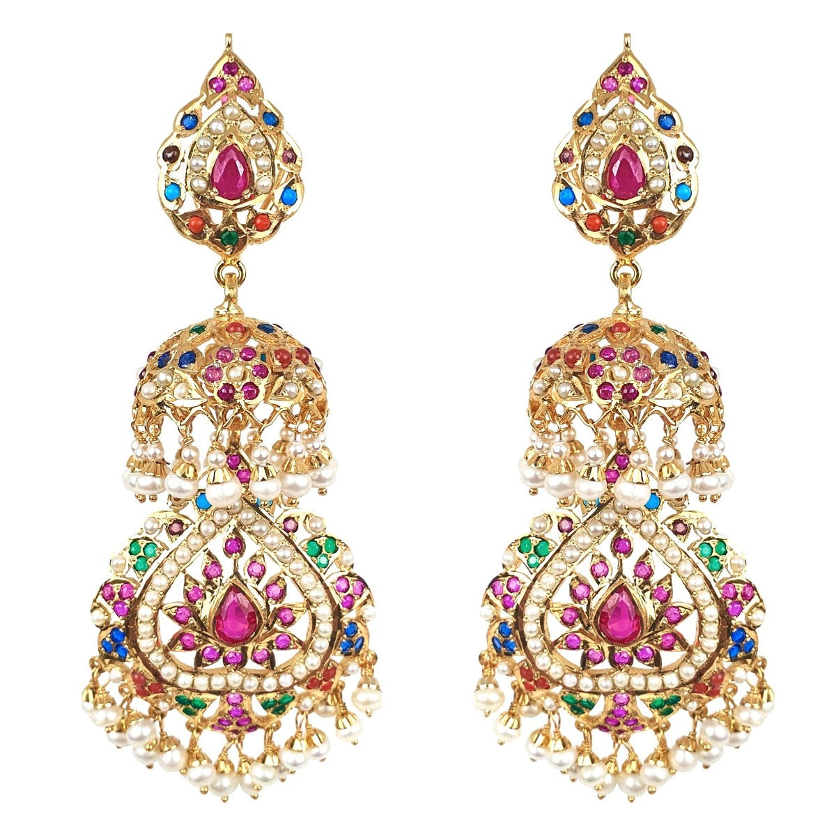 traditional punjabi earrings