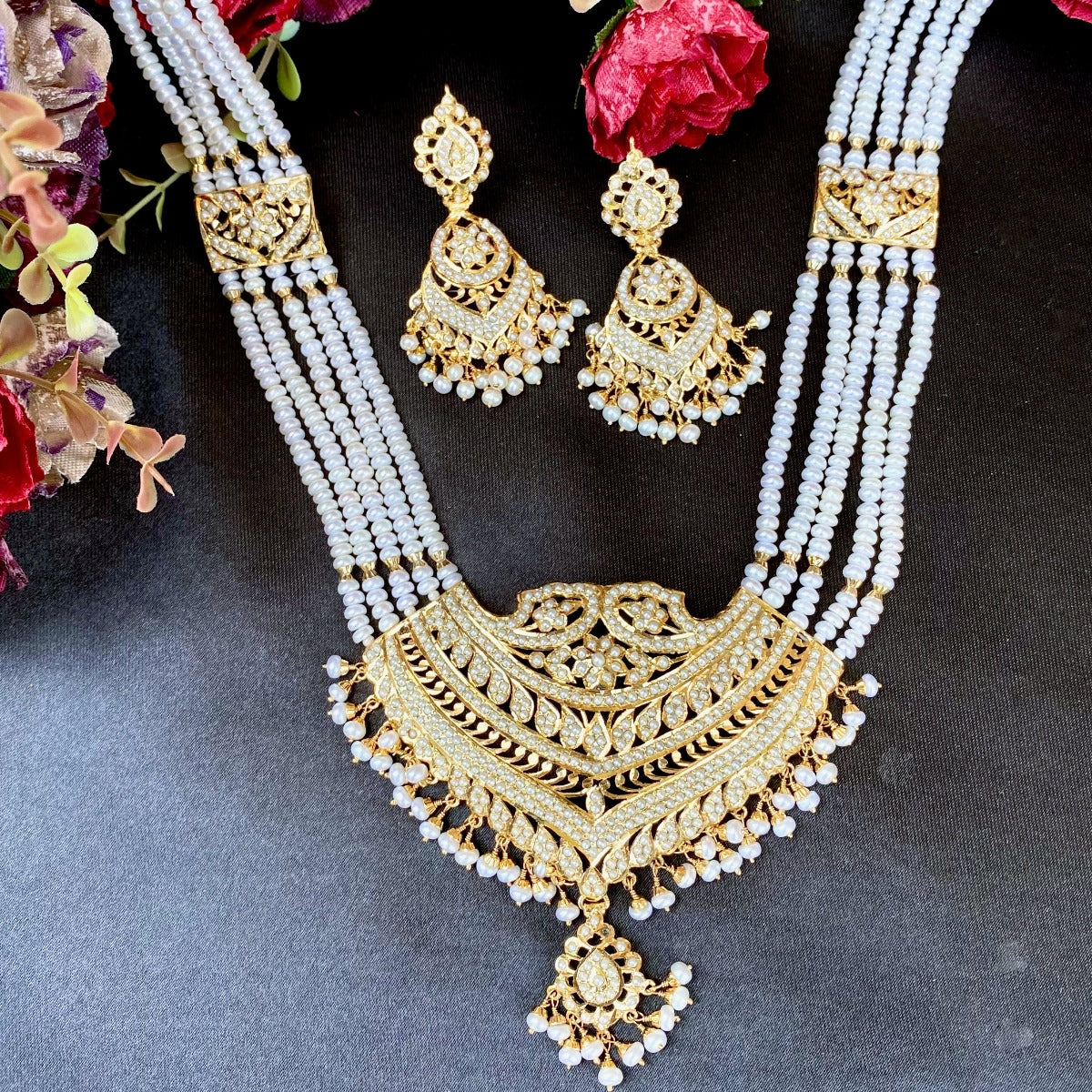 indian silver necklace set