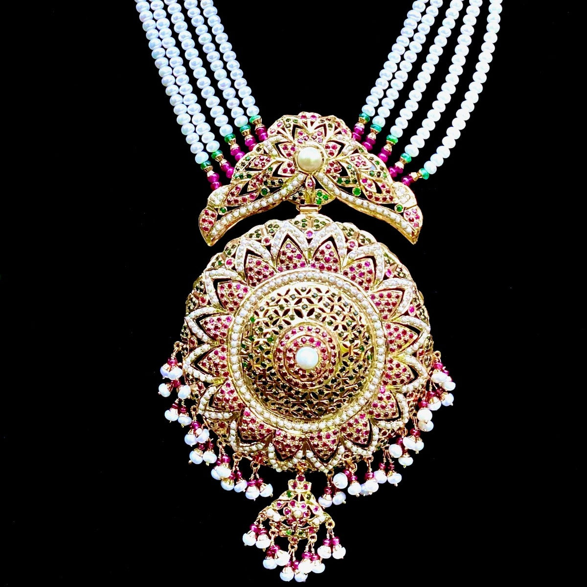 gold plated sadakari rani haar