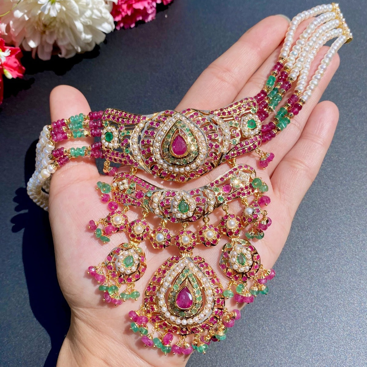 bridal choker tanishq