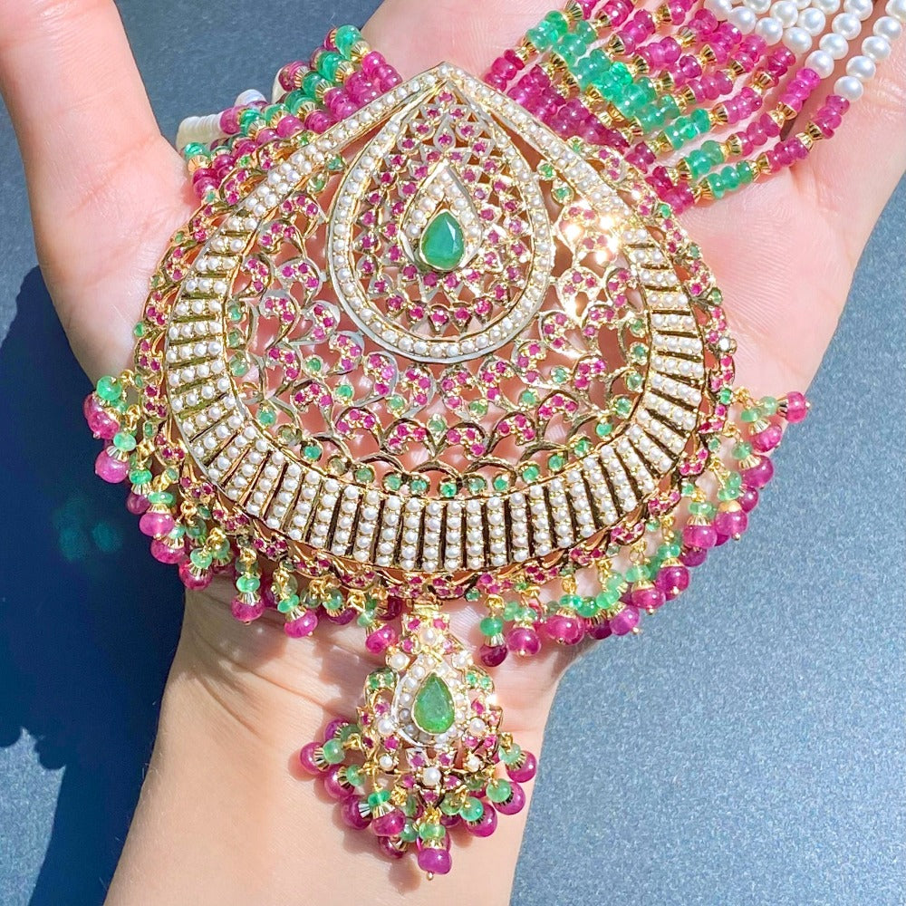 rajasthani gold rani haar