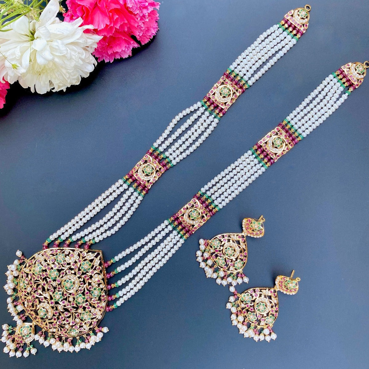 kundan rani haar set