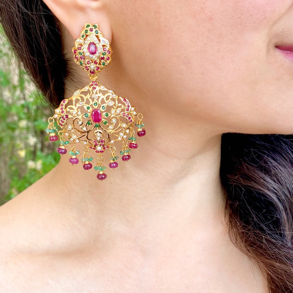 jadau earrings under 100000