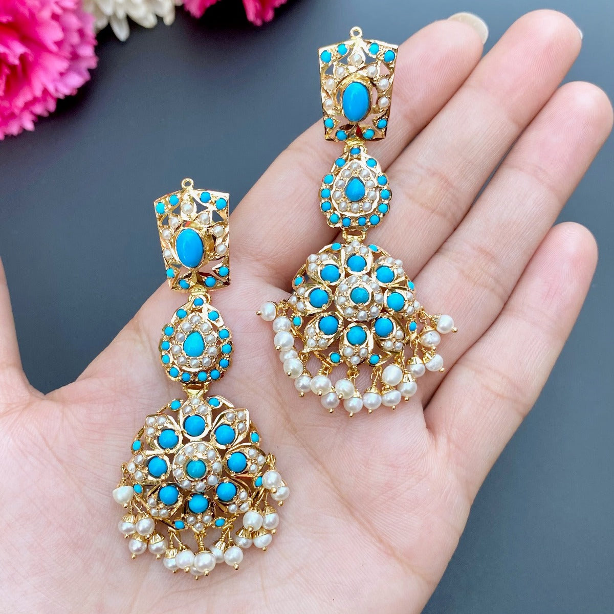 turquoise earrings