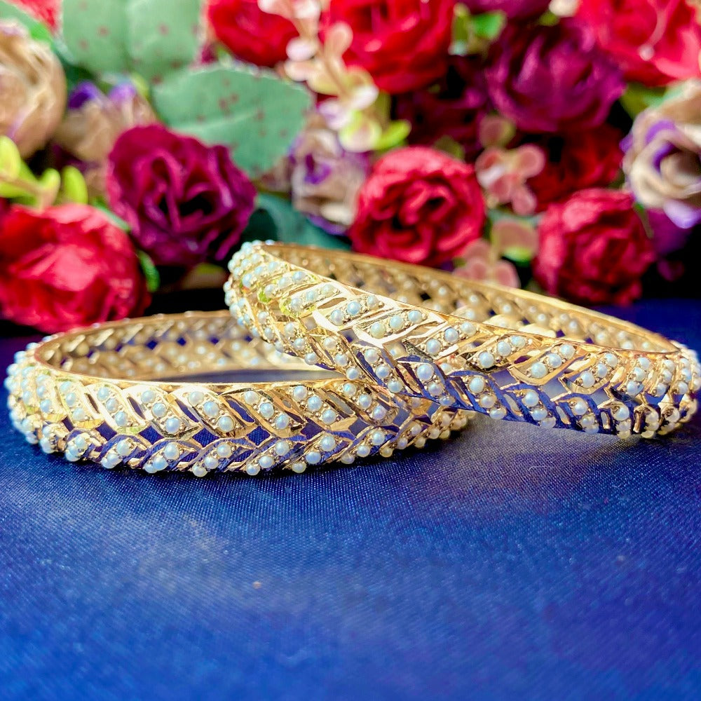 traditional punjabi jadau bangles