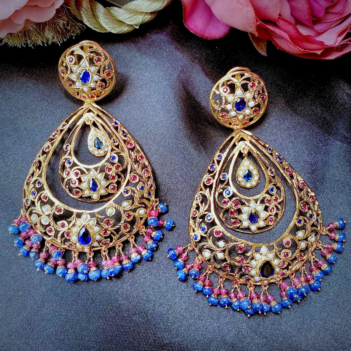 statement traditional pakistani jhumka