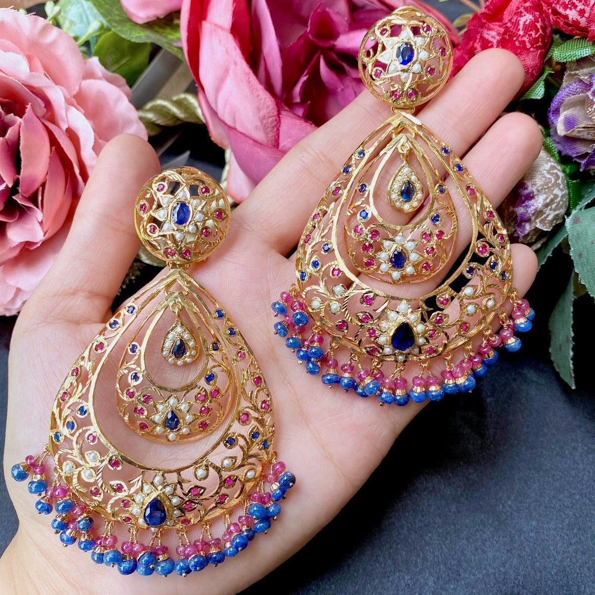 fashion chandbali earrings