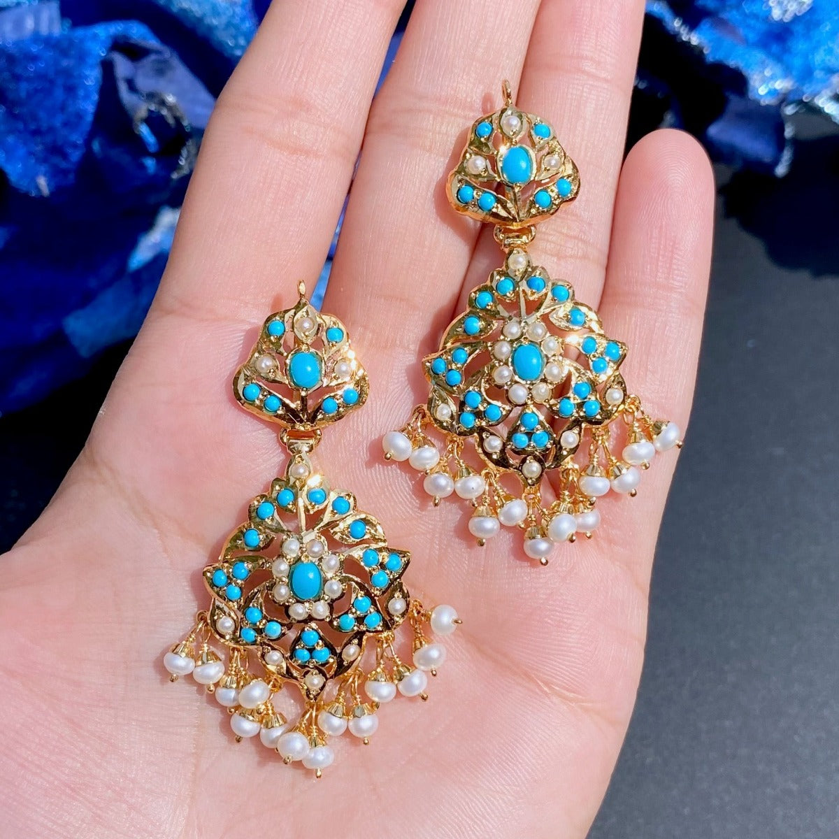 feroza earrings