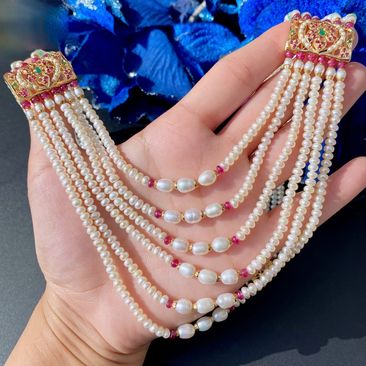 real freshwater pearl haar