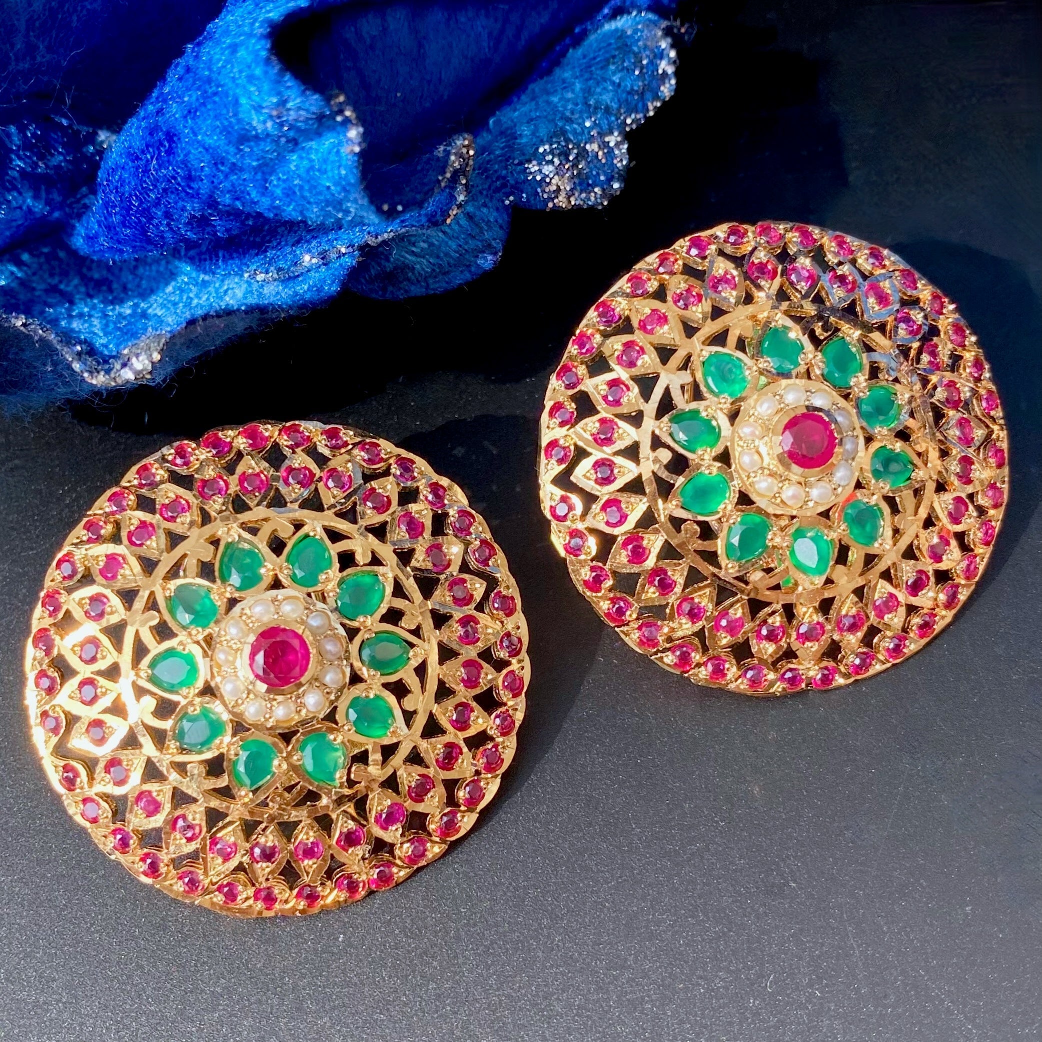 statement stud earrings for women