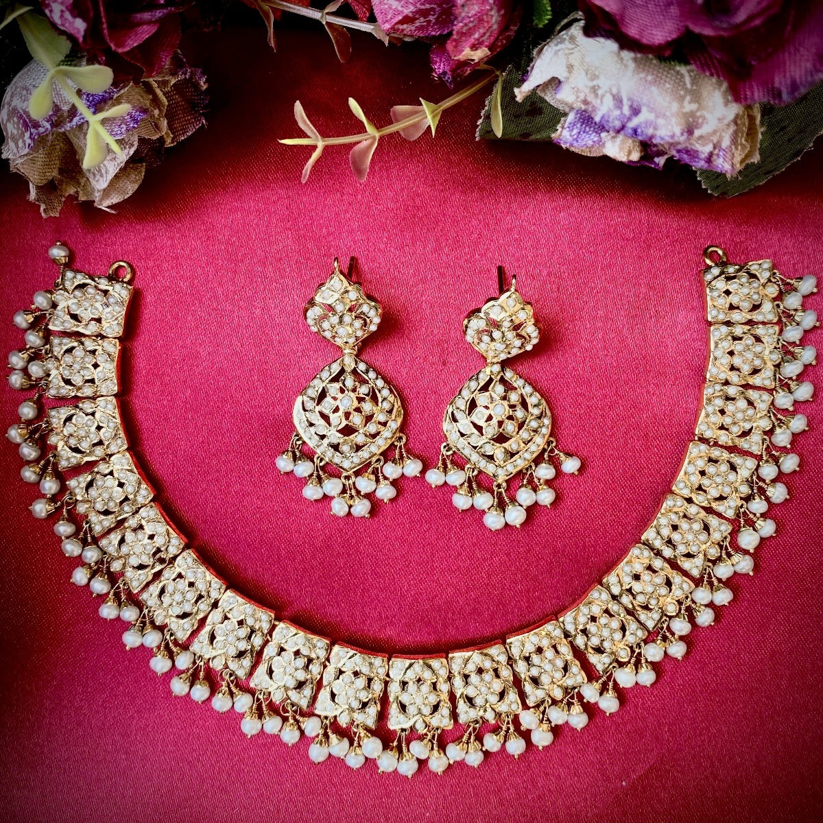 pearl necklace set