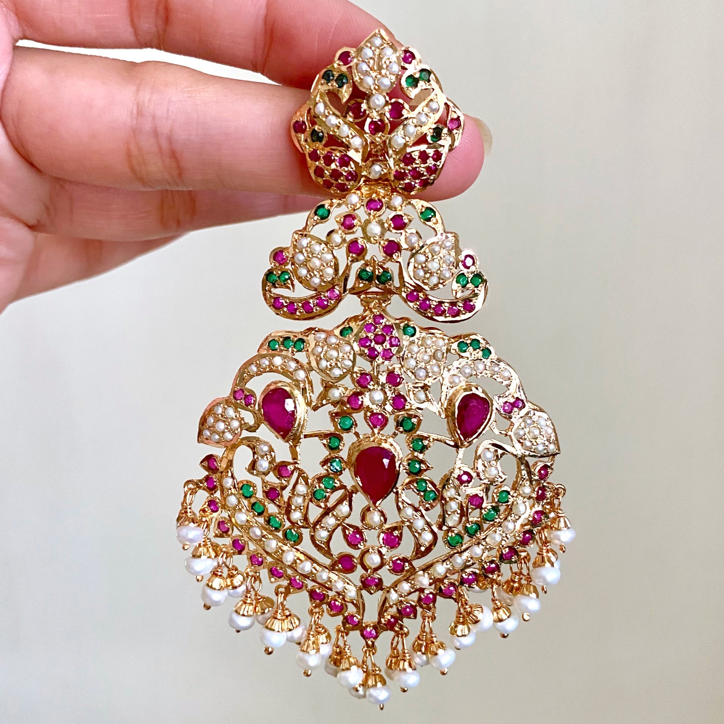 long bengali earrings for women