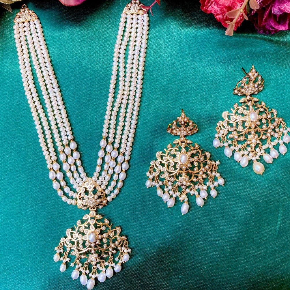 kundan set gold plated