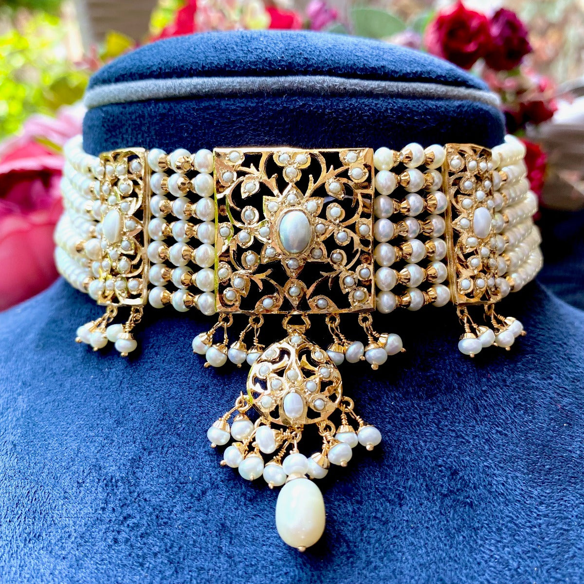 original pearl choker