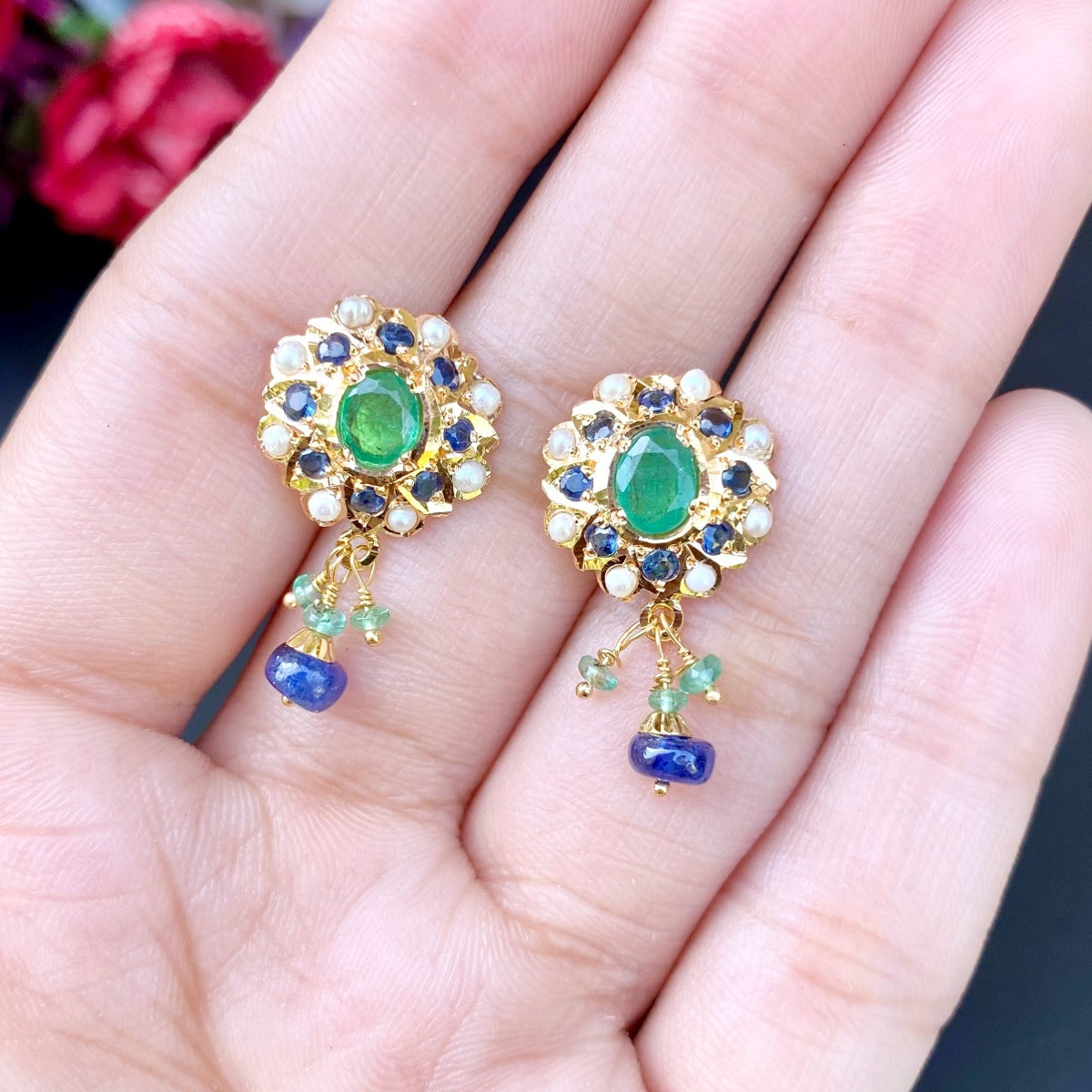 gold studs tanishq