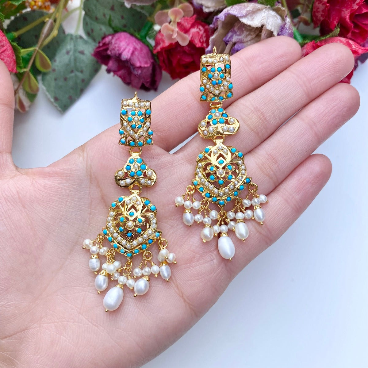 turquoise earrings