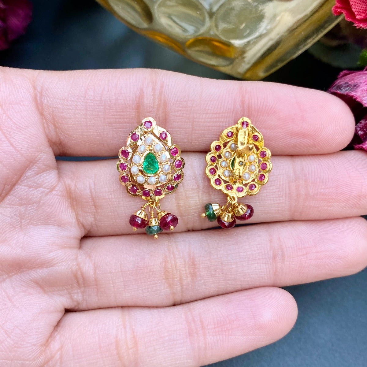 ruby emerald tops with bombay screw