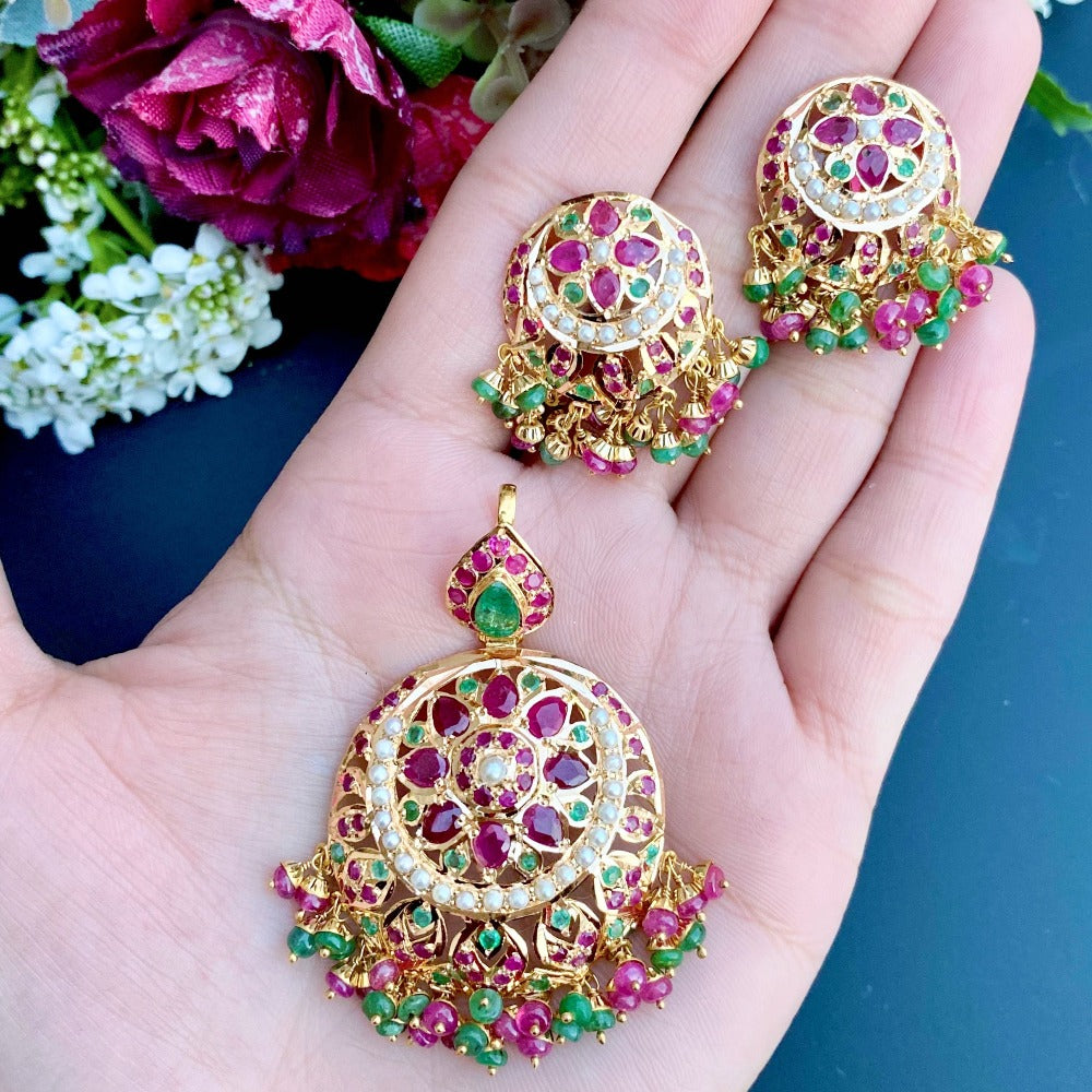 hyderabadi gold pendant dubai