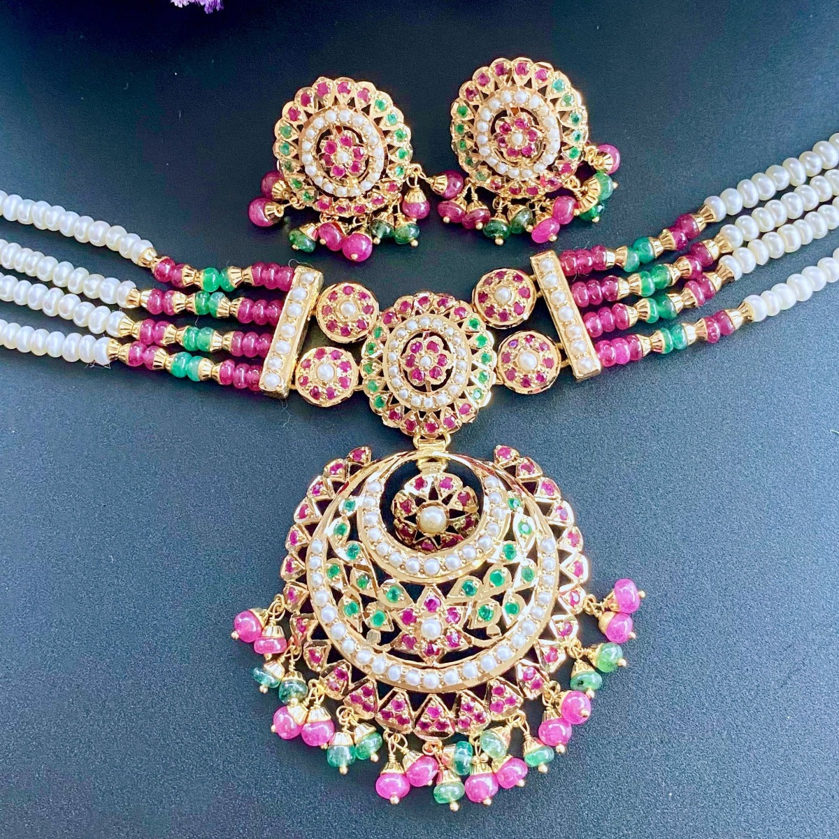 tanishq chick patti set