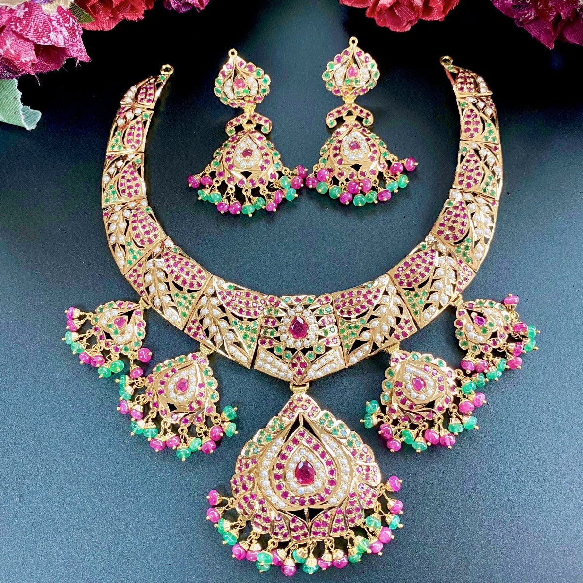 bridal necklace set tanishq