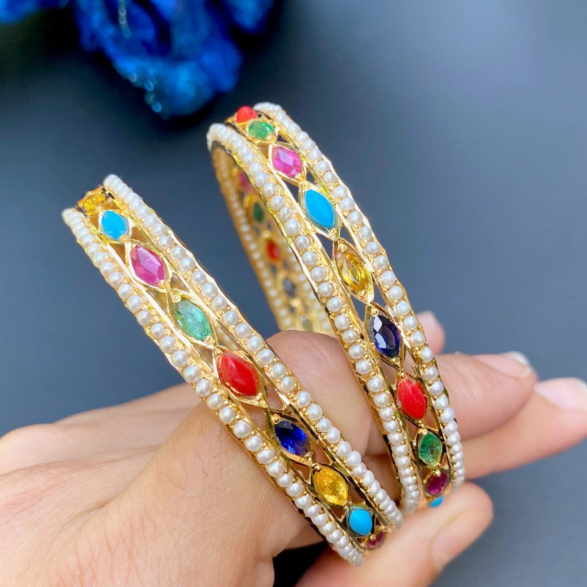 navratna bangles malabar for women