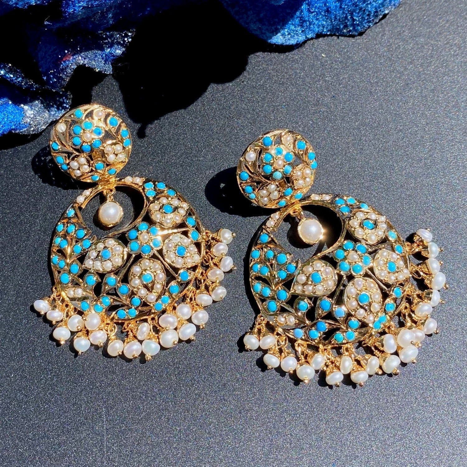 classy turquoise earrings