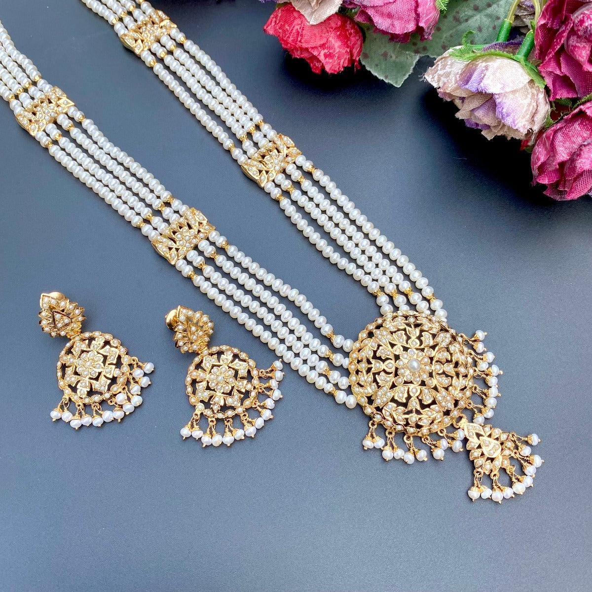 pearl rani haar set