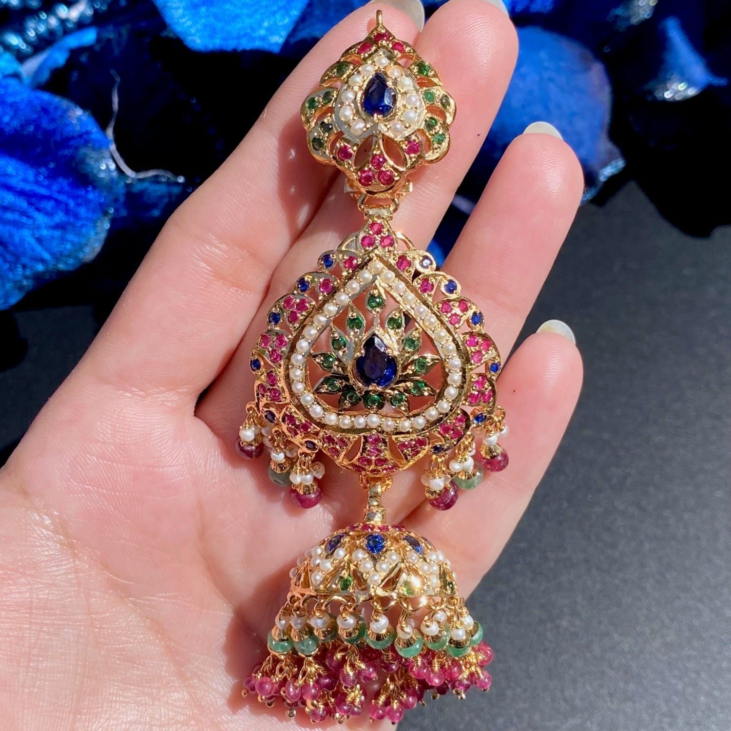 bridal jhumkas for destination wedding