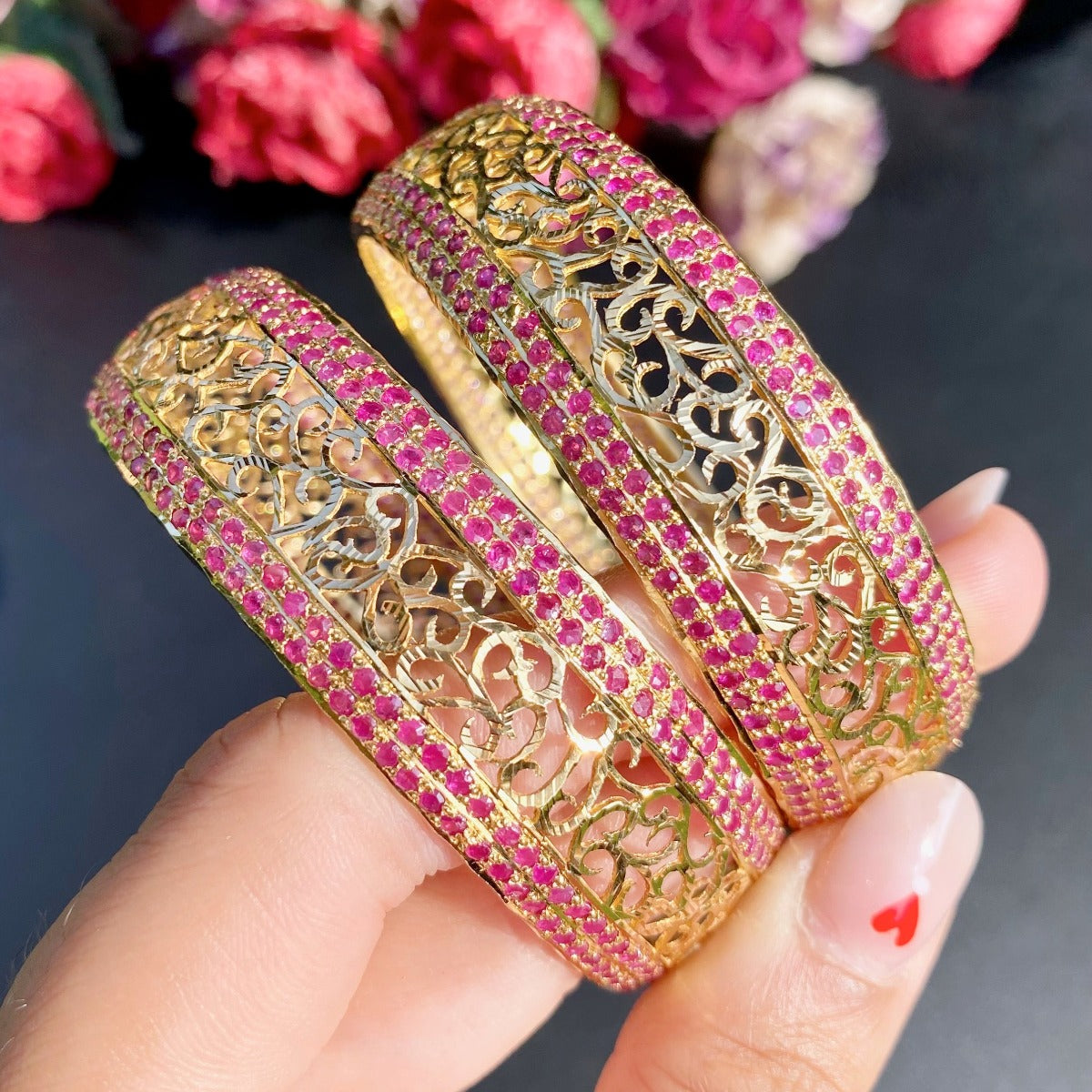 ruby bangles malabar