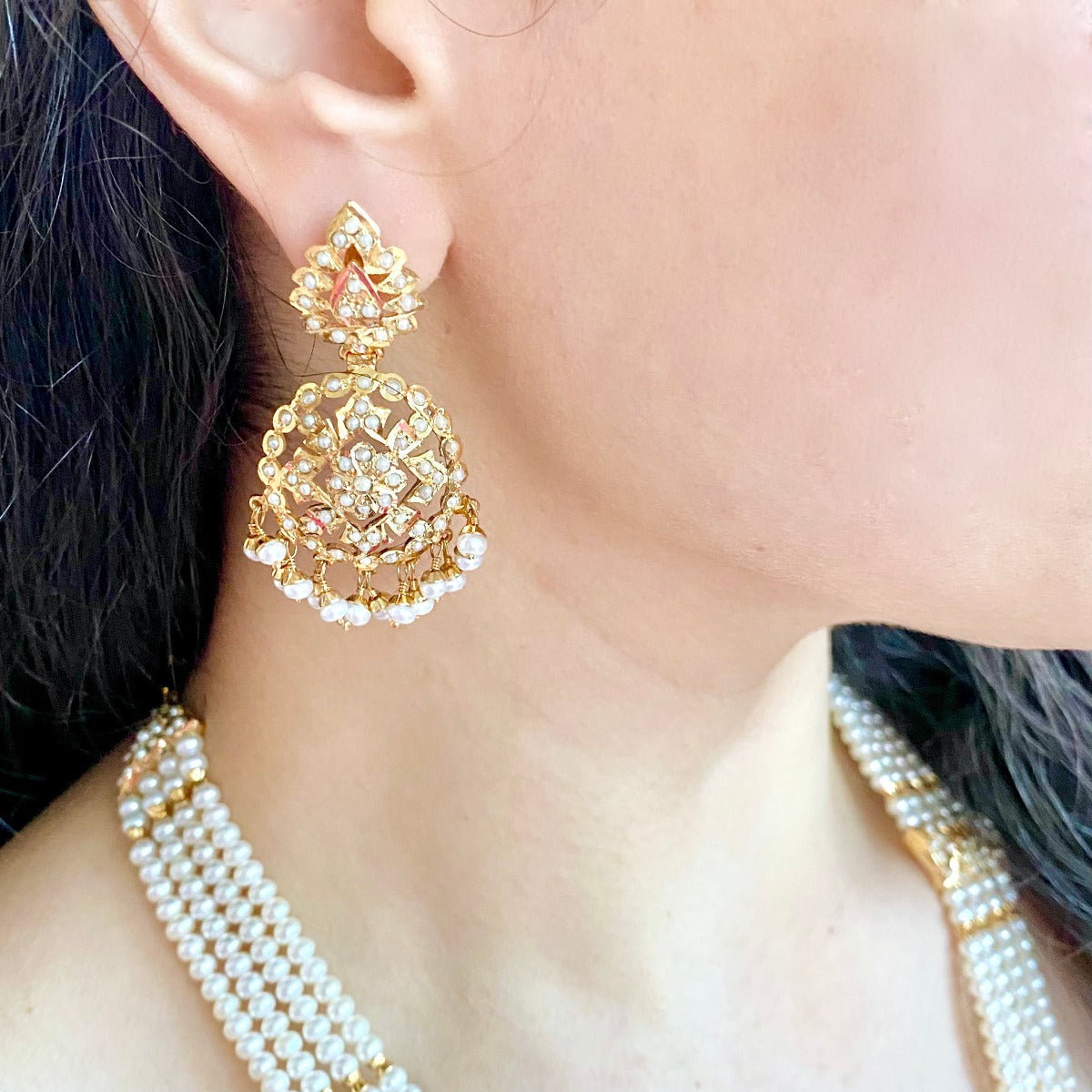 pakistani rani har in pearls