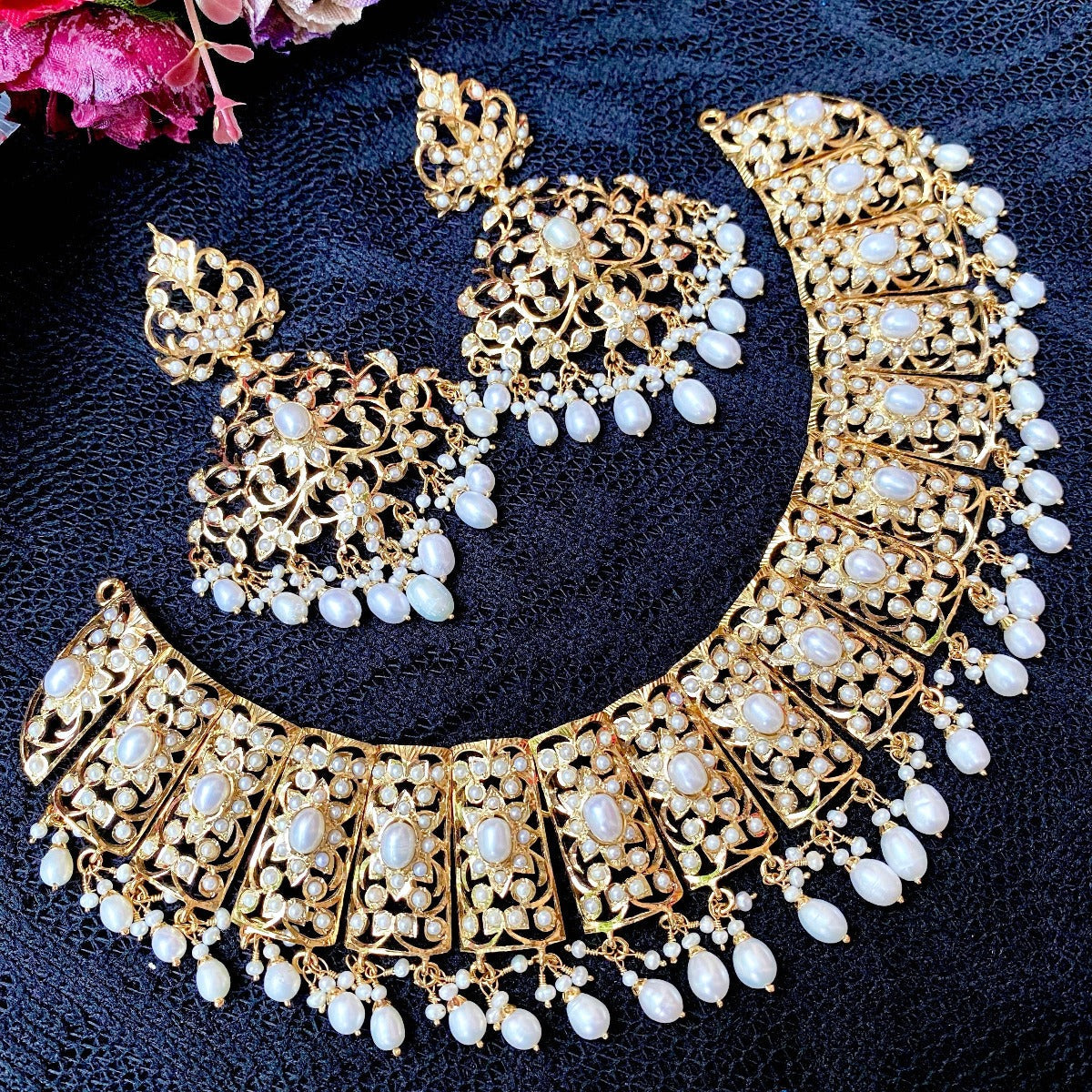 mughal jewelry necklace design for destination wedding