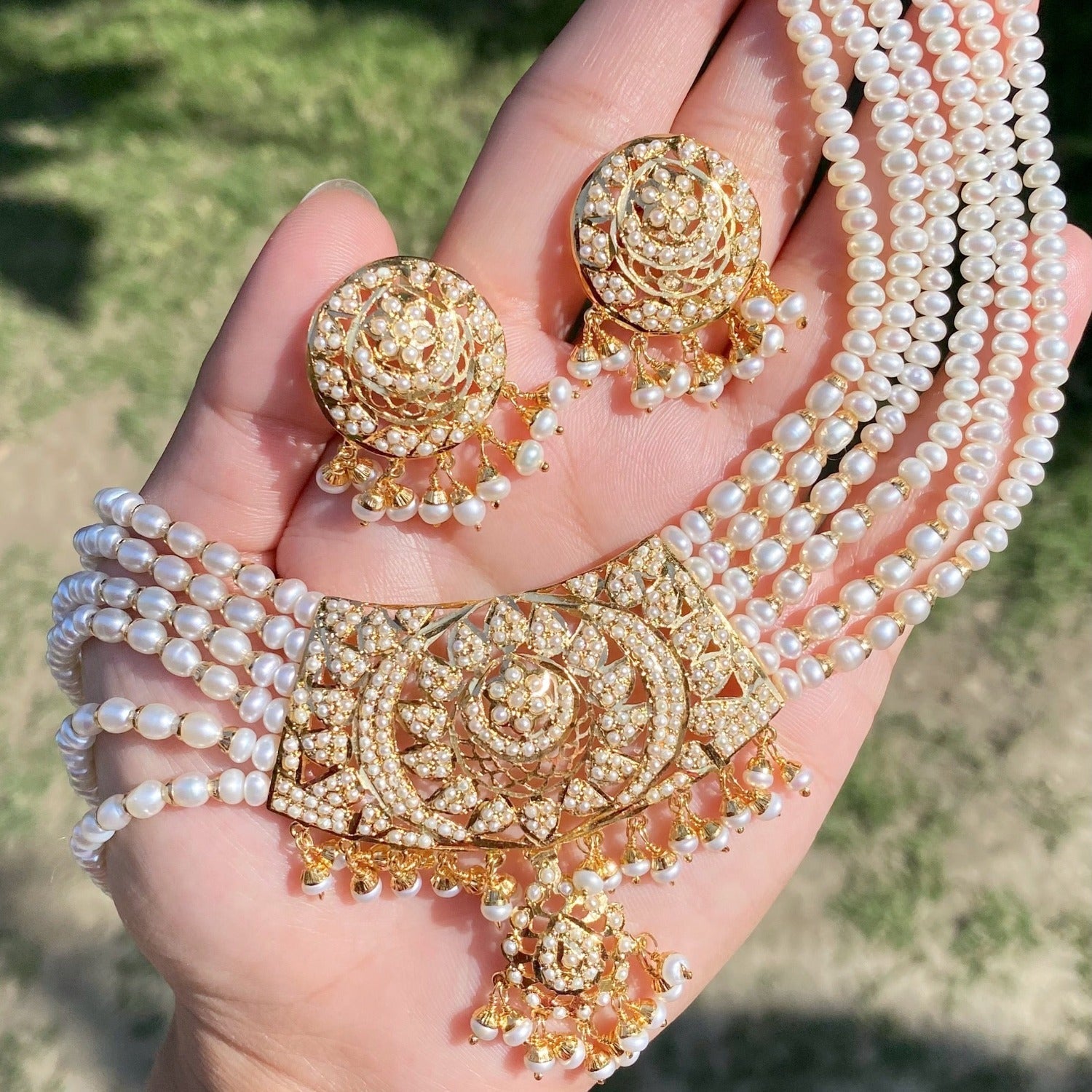 HANDCRAFTED PEARL JEWELRY For Destination Wedding