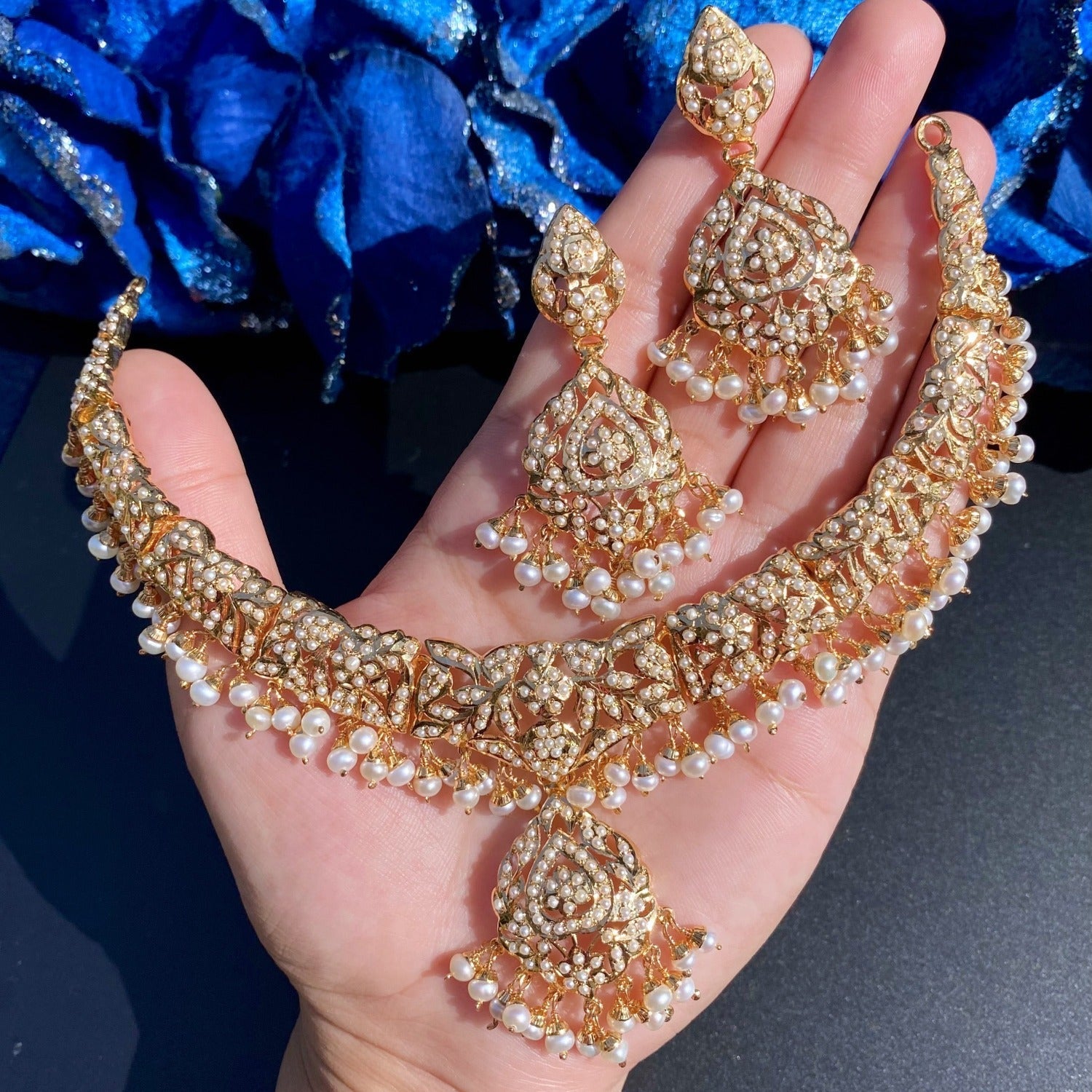 Hyderabadi pearl set