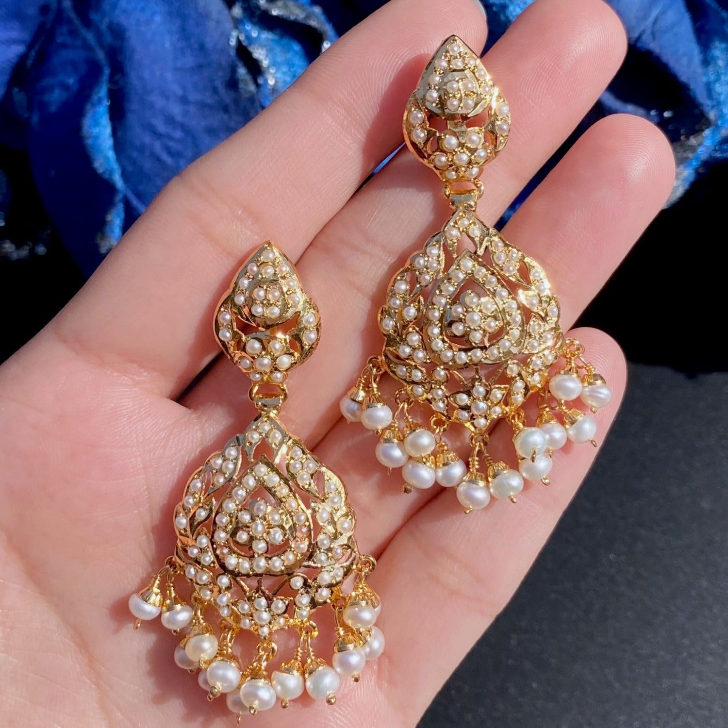 seed pearl earrings