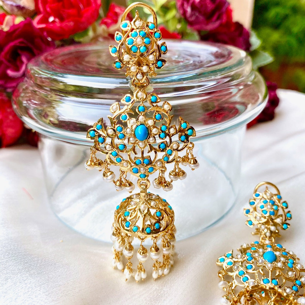 amritsari jadau earrings