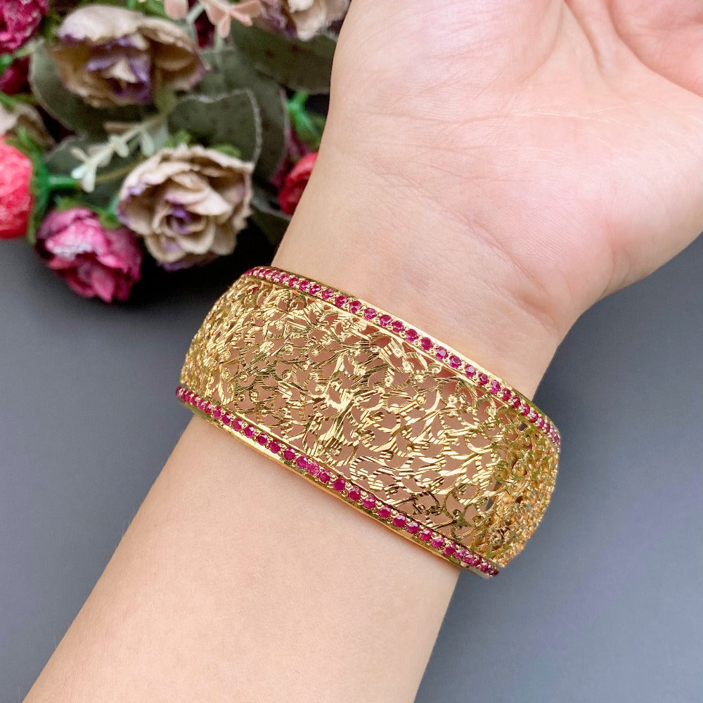 artificial jadau bangle