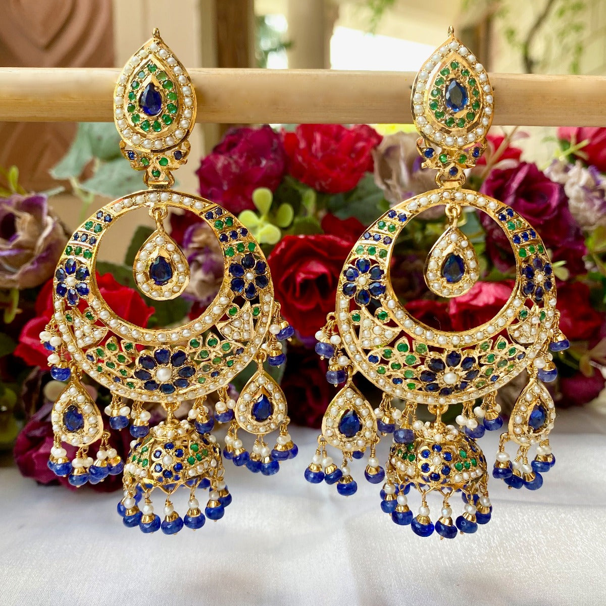 amritsari jadau jhumka